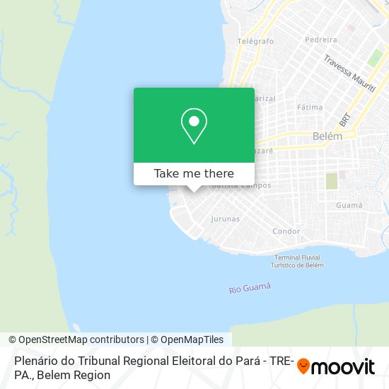 Mapa Plenário do Tribunal Regional Eleitoral do Pará - TRE-PA.