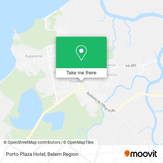 Porto Plaza Hotel map