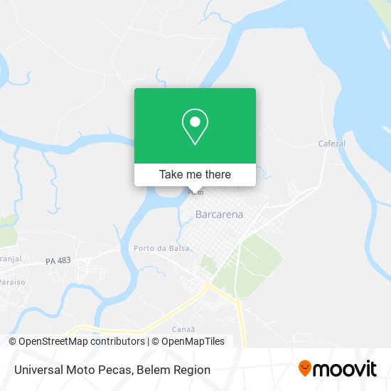 Universal Moto Pecas map