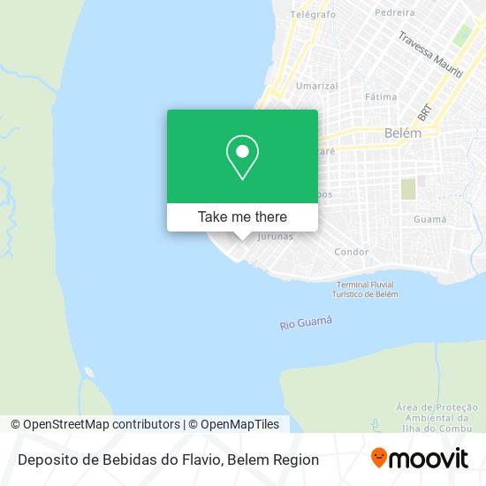 Mapa Deposito de Bebidas do Flavio