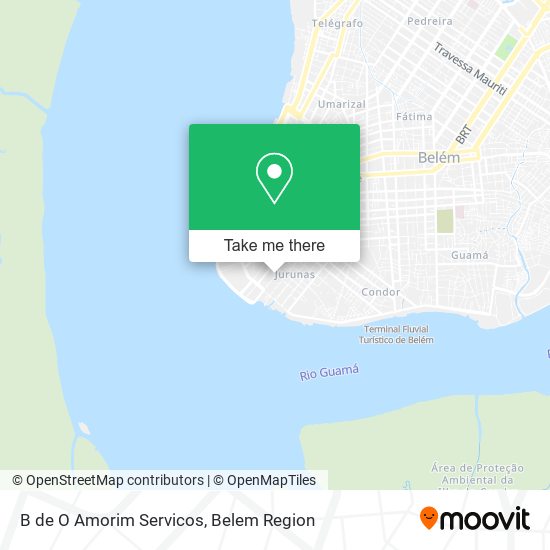 B de O Amorim Servicos map