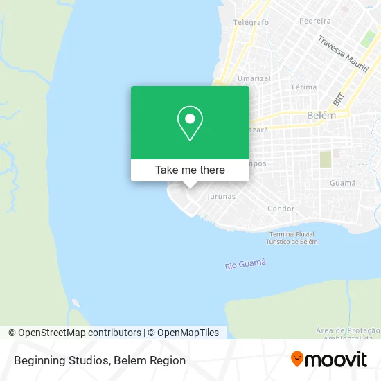 Beginning Studios map