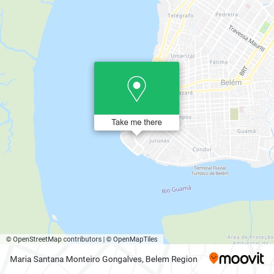 Maria Santana Monteiro Gongalves map