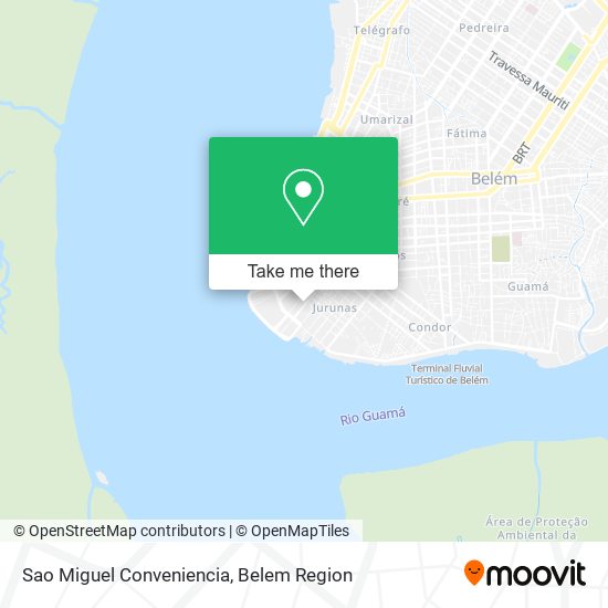 Mapa Sao Miguel Conveniencia