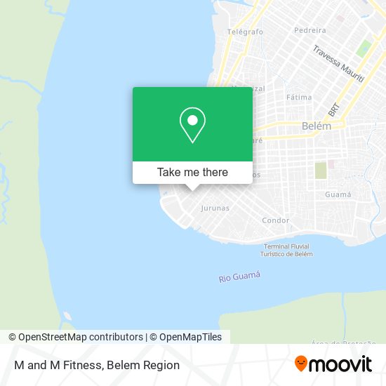 M and M Fitness map