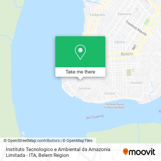 Instituto Tecnologico e Ambiental da Amazonia Limitada - ITA map