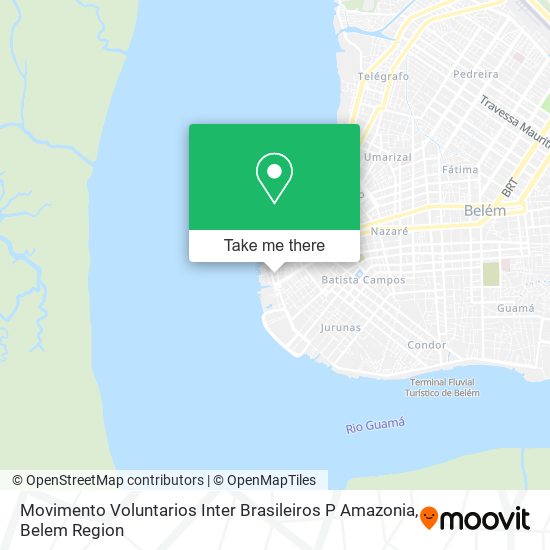 Mapa Movimento Voluntarios Inter Brasileiros P Amazonia