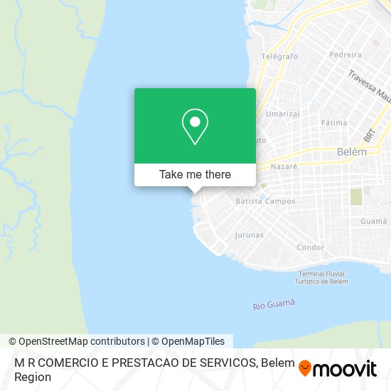 M R COMERCIO E PRESTACAO DE SERVICOS map