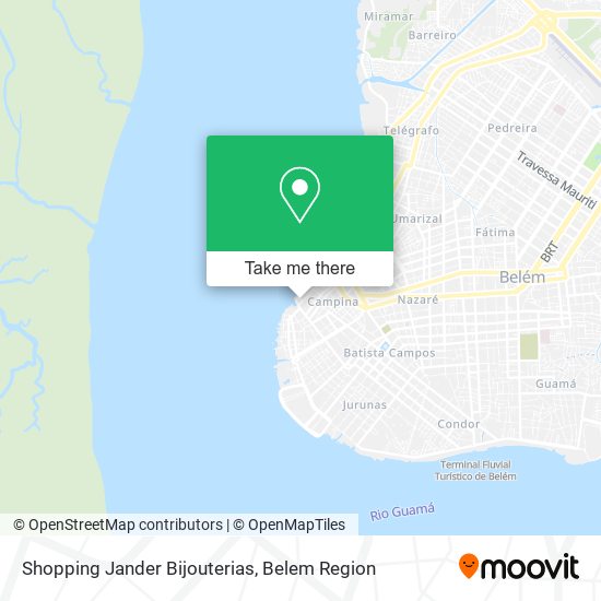 Shopping Jander Bijouterias map