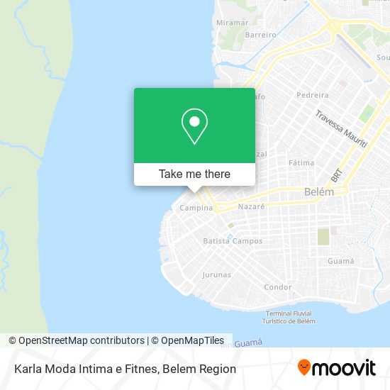 Karla Moda Intima e Fitnes map