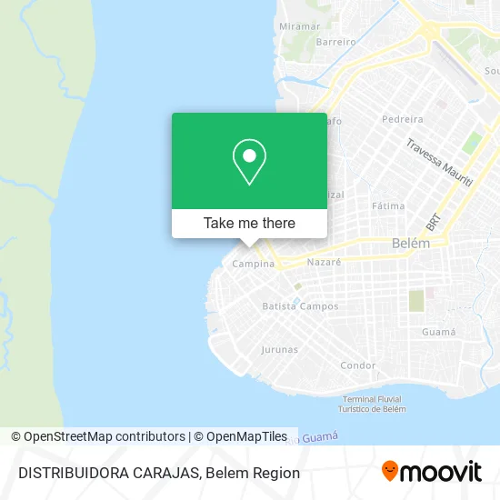 DISTRIBUIDORA CARAJAS map