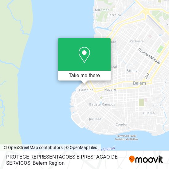 PROTEGE REPRESENTACOES E PRESTACAO DE SERVICOS map