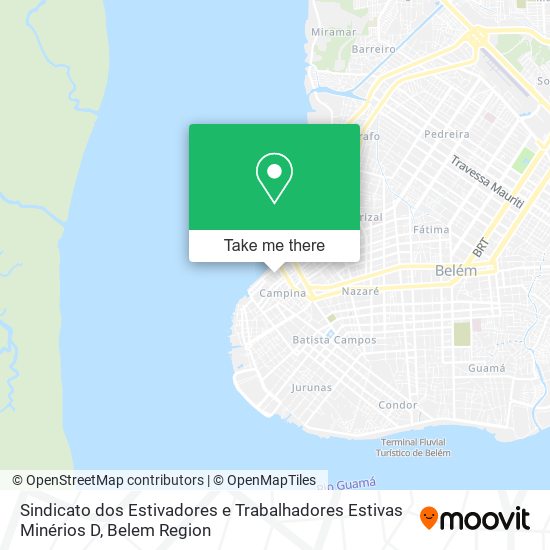 Sindicato dos Estivadores e Trabalhadores Estivas Minérios D map