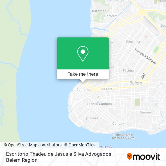 Escritorio Thadeu de Jesus e Silva Advogados map