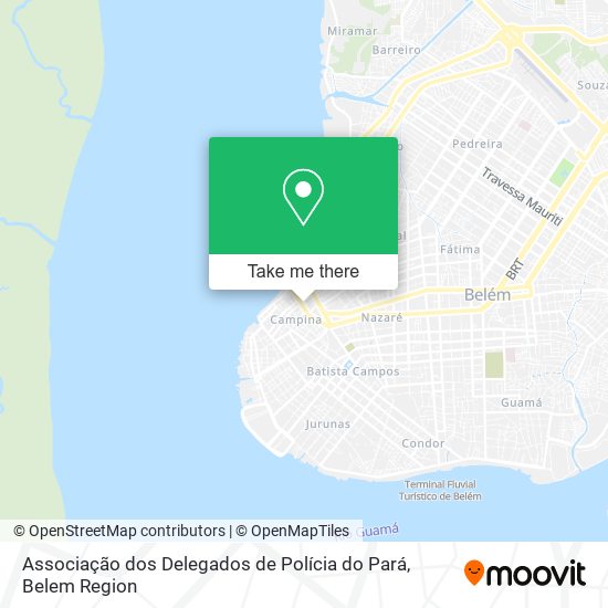 Associação dos Delegados de Polícia do Pará map