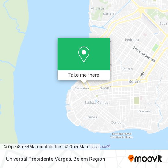Universal Presidente Vargas map