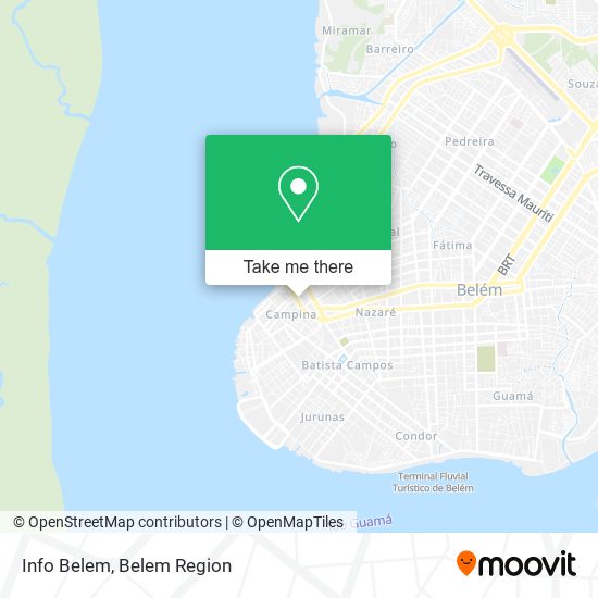 Info Belem map