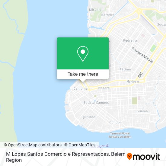 Mapa M Lopes Santos Comercio e Representacoes