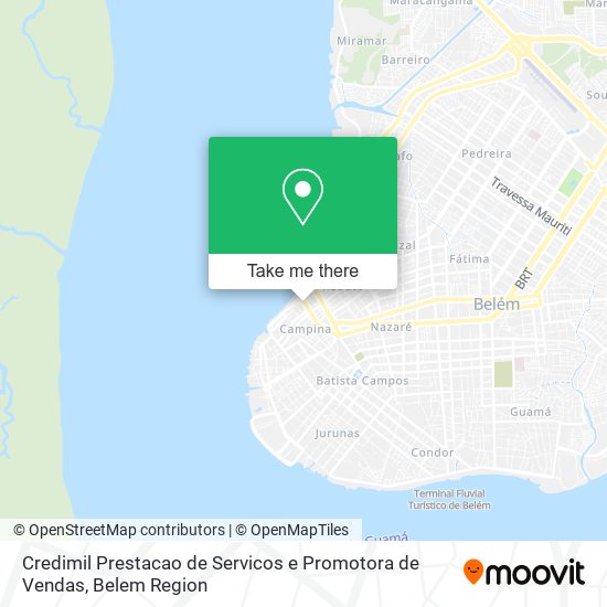 Credimil Prestacao de Servicos e Promotora de Vendas map