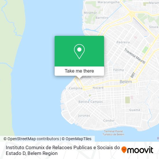 Instituto Comunix de Relacoes Publicas e Sociais do Estado D map