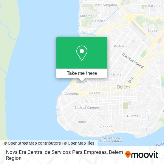 Mapa Nova Era Central de Servicos Para Empresas