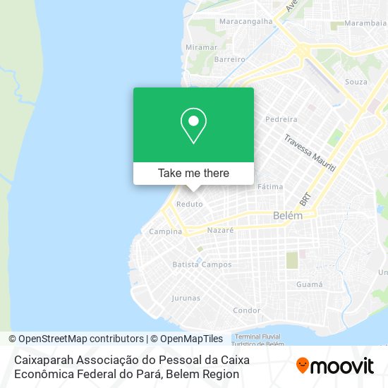 Caixaparah Associação do Pessoal da Caixa Econômica Federal do Pará map