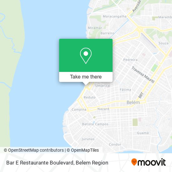 Mapa Bar E Restaurante Boulevard