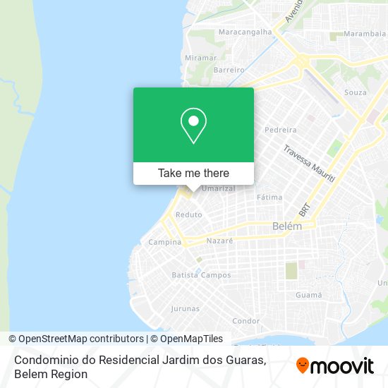 Mapa Condominio do Residencial Jardim dos Guaras