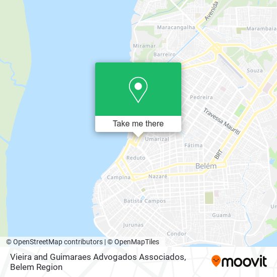 Vieira and Guimaraes Advogados Associados map