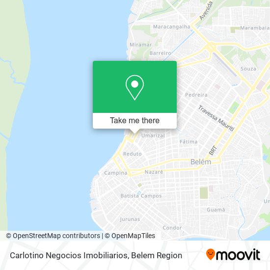 Carlotino Negocios Imobiliarios map