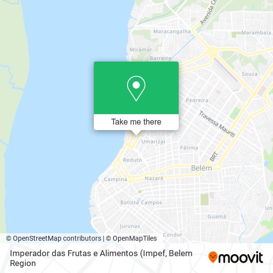 Imperador das Frutas e Alimentos map