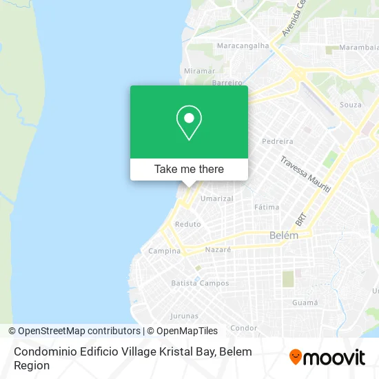 Condominio Edificio Village Kristal Bay map