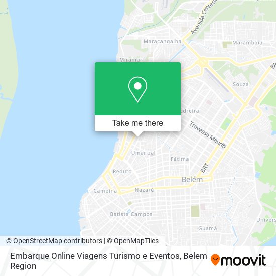 Mapa Embarque Online Viagens Turismo e Eventos