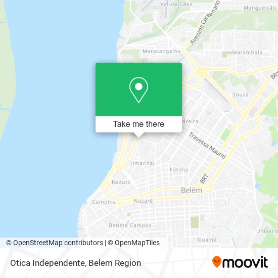 Otica Independente map