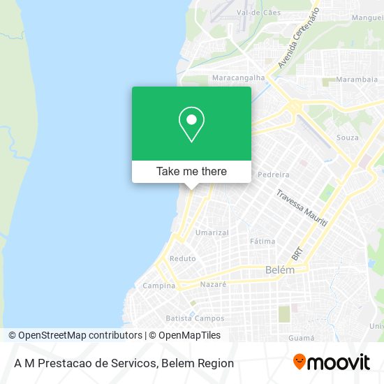 A M Prestacao de Servicos map