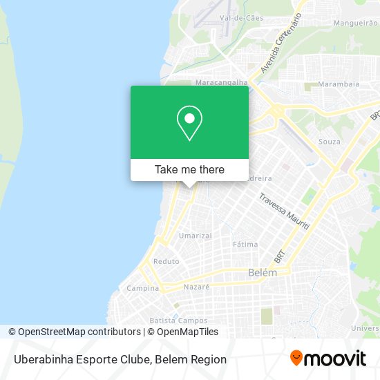 Mapa Uberabinha Esporte Clube