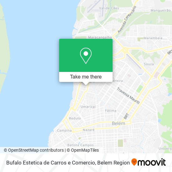 Bufalo Estetica de Carros e Comercio map