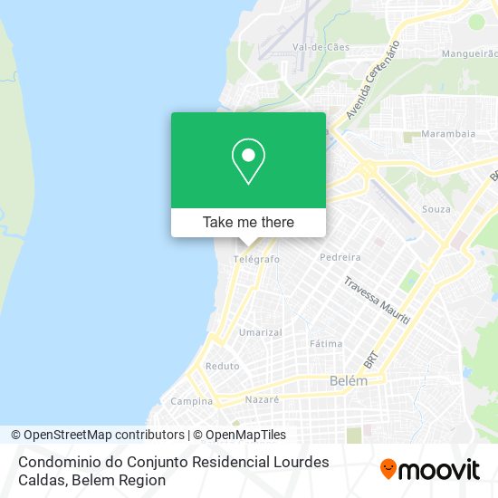 Condominio do Conjunto Residencial Lourdes Caldas map