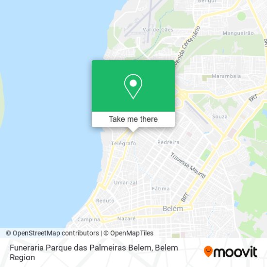 Funeraria Parque das Palmeiras Belem map