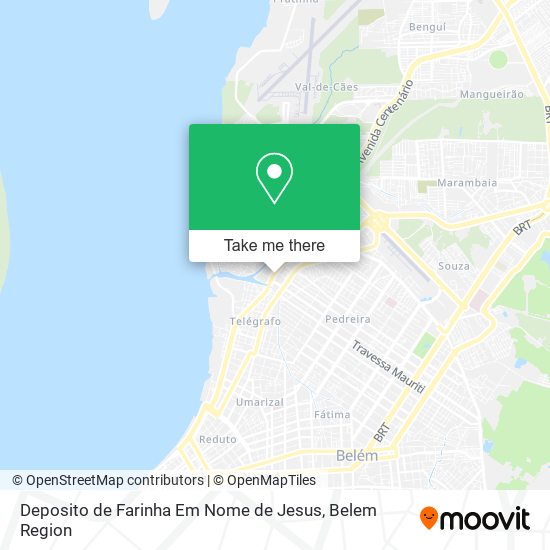 Deposito de Farinha Em Nome de Jesus map