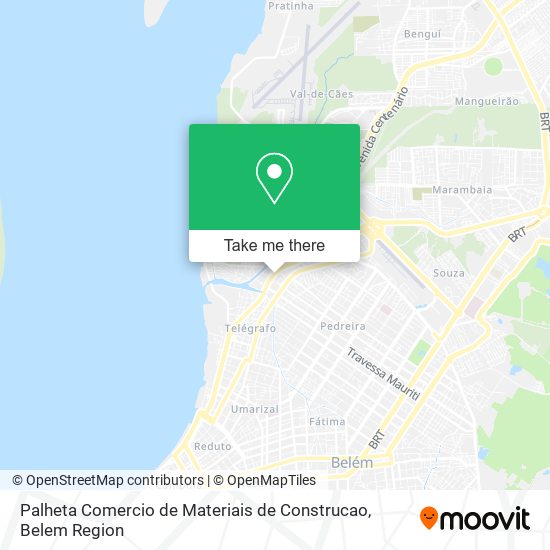 Palheta Comercio de Materiais de Construcao map