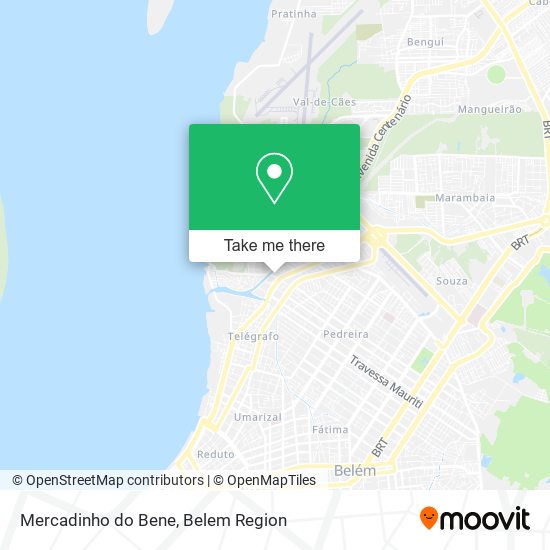 Mapa Mercadinho do Bene