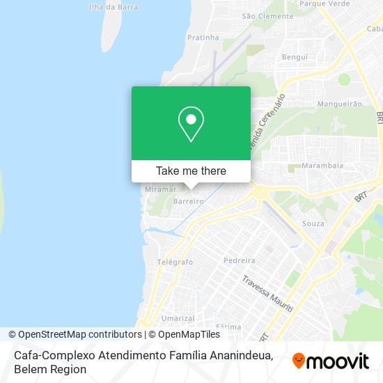 Cafa-Complexo Atendimento Família Ananindeua map