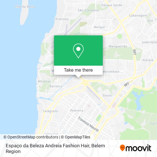 Espaço da Beleza Andreia Fashion Hair map