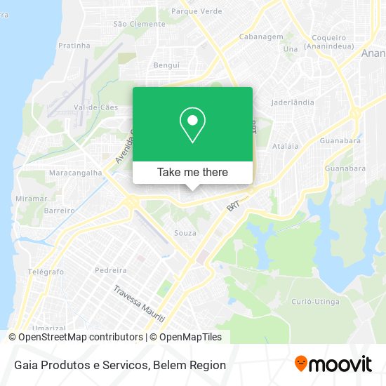 Gaia Produtos e Servicos map