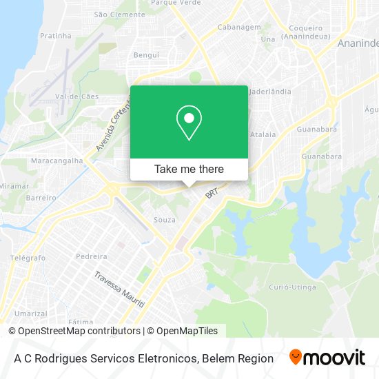 A C Rodrigues Servicos Eletronicos map