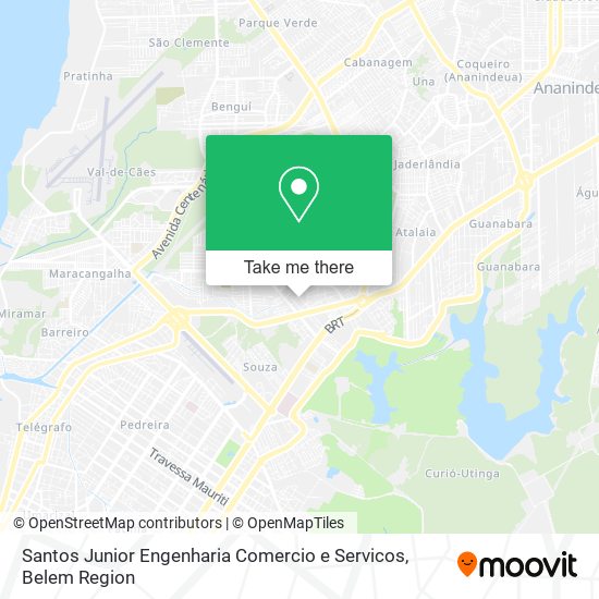 Santos Junior Engenharia Comercio e Servicos map