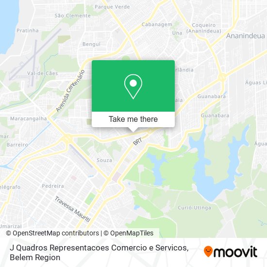 J Quadros Representacoes Comercio e Servicos map