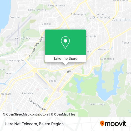 Ultra Net Telecom map