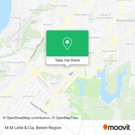 M M Leite & Cia map